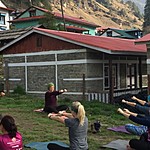 Morning yoga | Photo taken by Narelle B