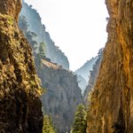 Breathtaking scenery where gorge walls dwarf the trail  | Photo taken by David B