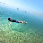 Hypersaline water/Dead Sea | Photo taken by Gerelyn G