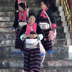 Devotees at Phaung Daw Oo Pagoda | Photo taken by Gregory R