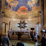 Beside the Garden of Gethsemane is the Church of All Nations, built over the rock on which Jesus is believed to have prayed in agony before he was betrayed by Judas Iscariot and arrested. You can kneel and touch the rock, as many Christians pilgrims did (as did we). | Photo taken by Rich W