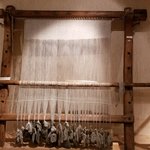 Large Loom included in the Norwegian knitting and Weaving Display | Photo taken by Lisa S