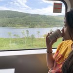 Train from Drammen to Flåm  | Photo taken by Jessica H