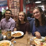 Dinner with our daughter and her friends /doing humanitarian work in Kathmandu | Photo taken by Lisa D