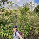 In fron of the volcano | Photo taken by Anita L