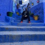 The blue city... | Photo taken by Ariel M