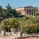 Temple of Hephaestus, God of fire, metal working, forges and sculpture  | Photo taken by David B