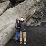 Reynisfjara...it was freezing rain but still so beautiful!! | Photo taken by John P