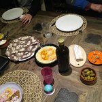 Our beautiful meal! | Photo taken by Linley V