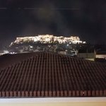 The Acropolis from our restaurant | Photo taken by kate r