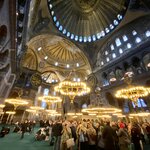 Inside Hagya Sofia mosque | Photo taken by Sharmistha C