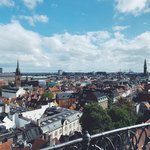 View atop the Round Tower in Copenhagen  | Photo taken by Michael W