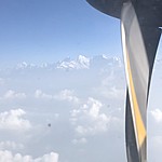 Great view on our flight to Pokhara | Photo taken by Karl M