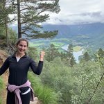 Laurel early on in the hike | Photo taken by Michael W