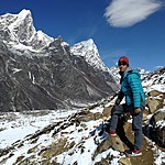 Our porter, Passang. Strong boy! Training  to become guide.  | Photo taken by Harold S