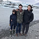 Hannah, Greg and Brian - Jökulsárlón | Photo taken by Elizabeth R
