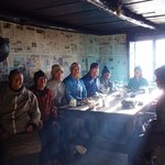At Everest View Lodge with the crew | Photo taken by Dorine H