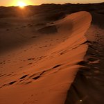 Sunrise in the Sahara | Photo taken by Rose A