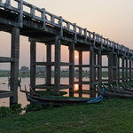 U Bein bridge | Photo taken by Liz S