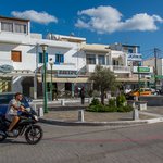 Downtown Naxos at midday | Photo taken by David B
