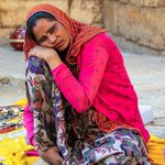 Gypsy jewelry vendor, Jasalmer | Photo taken by Jean M