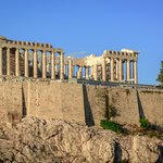 First glimpse of the Parthenon | Photo taken by David B