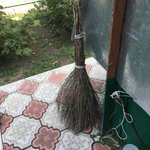 Corn broom | Photo taken by Barbara D