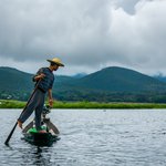 Fisherman on Inle Lake. | Photo taken by Tack S