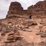 Andrew and Char sorting rocks | Photo taken by Nicole C