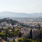 Afternoon Acropolis Tour; Areopagus Hill, National Observatory, and Athens from Beulé Gate | Photo taken by Tom B