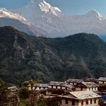 View from the guesthouse in Ghandruk | Photo taken by Ziyad H