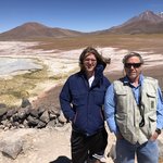 Neil and Tanner enjoying the wind | Photo taken by Melody B