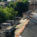 The Chimney’s of Odessa, still are used in the winter months to burn wood | Photo taken by Barbara D