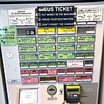 Shopping for bus tickets | Photo taken by Joost S