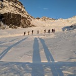 Hiking the glacier | Photo taken by Jennifer D