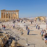 The Parthenon and Athena's Temple | Photo taken by David B