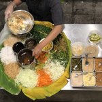 Myanmar salad preparation | Photo taken by Gregory R