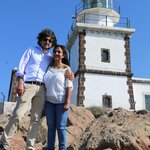 Lighthouse at Santorini | Photo taken by Cody C