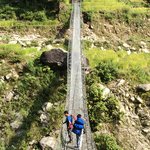 Day one of Manaslu trek | Photo taken by Scott B