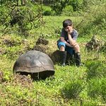 This is our new friend Jeremy (the tortoise). | Photo taken by Mylinda D