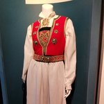 Traditional Female Norwegian Dress - thinking woodies and woolies | Photo taken by Lisa S