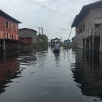 Villages built on stilts  | Photo taken by Rachael W