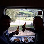Snacks on Board the train | Photo taken by Mark M