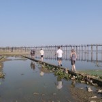 Teak bridge Mandalay | Photo taken by Koy T