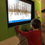 Having fun at the Arktikum museum. | Photo taken by Victoria M