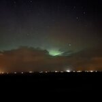 First glimpse of the Northern Lights! | Photo taken by Christine G