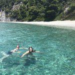 Our very own private beach | Photo taken by Heidi C