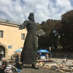 Ivan Fyodorov, father of Eastern Slavonic Printing, he contributed much to the development of printing machines & published many books | Photo taken by Barbara D