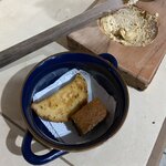 The caramel we made and a little snack after riding | Photo taken by Anita L