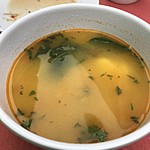 Just one of the amazing soups | Photo taken by Kristin M